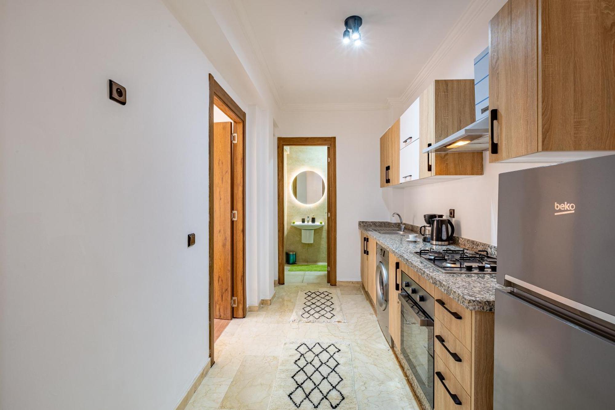 Chic & Cosy Appart Au Centre Ville - 100 % Equipe Marrakesz Zewnętrze zdjęcie