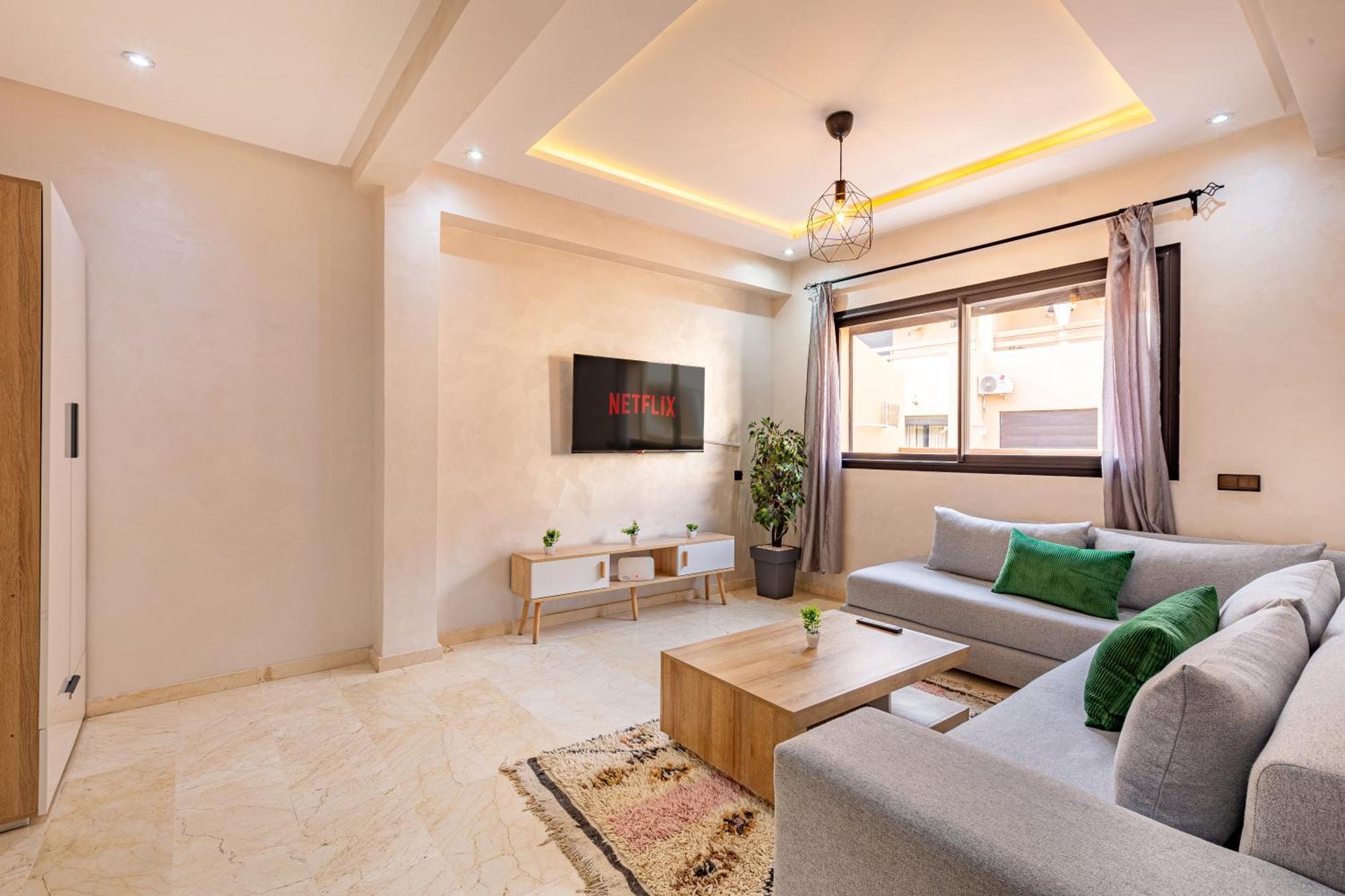 Chic & Cosy Appart Au Centre Ville - 100 % Equipe Marrakesz Zewnętrze zdjęcie