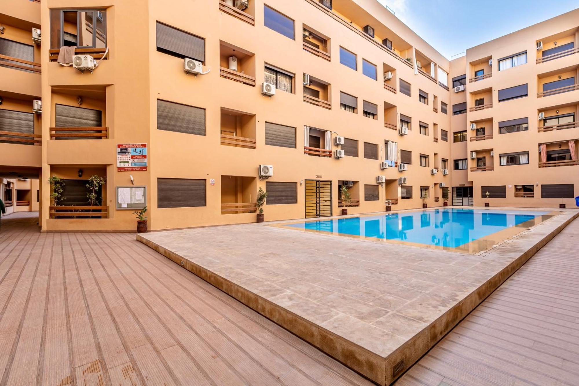 Chic & Cosy Appart Au Centre Ville - 100 % Equipe Marrakesz Zewnętrze zdjęcie